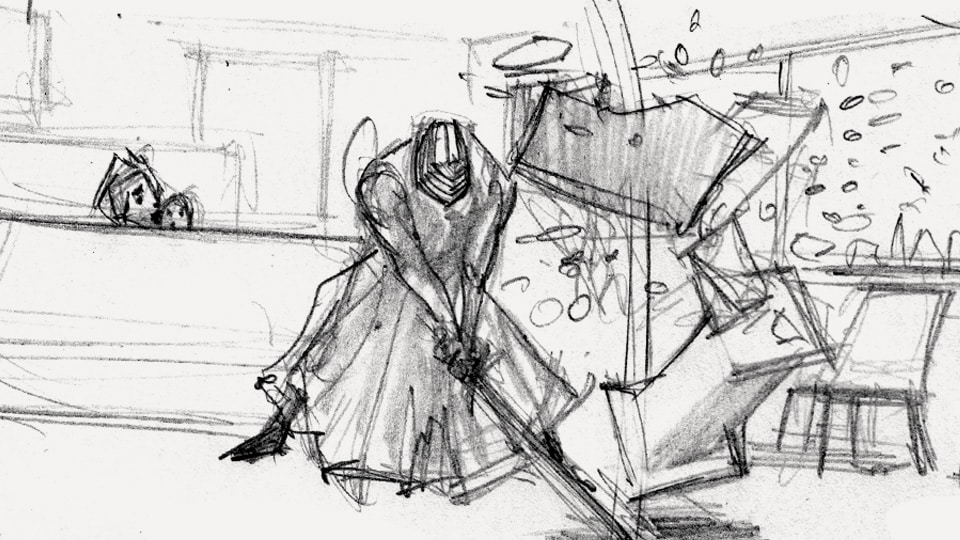 Storyboard max carnevale canal 09 agence roughman illustrateur mil pat