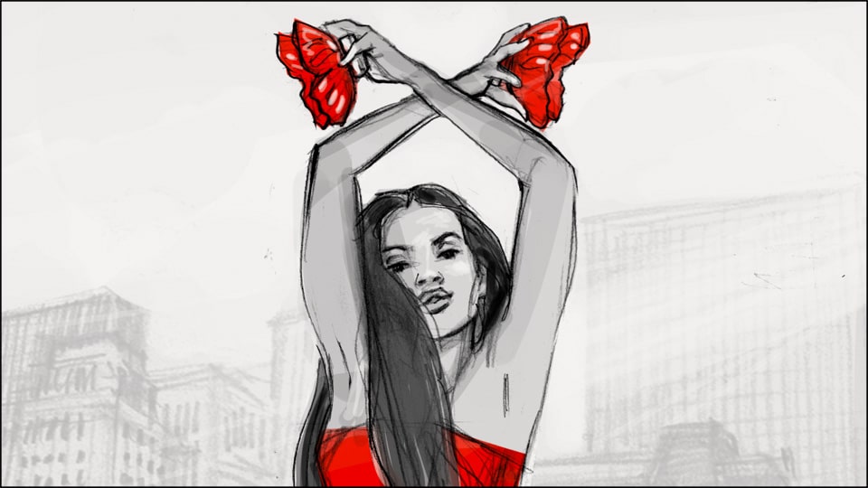 storyboard max carnevale carolina herrera 04 agence roughman illustrateur mil pat