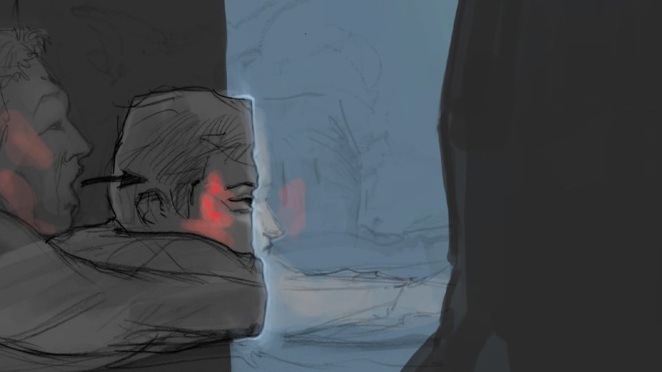 storyboard max carnevale la montagne le film 7 agence roughman illustrateur mil pat