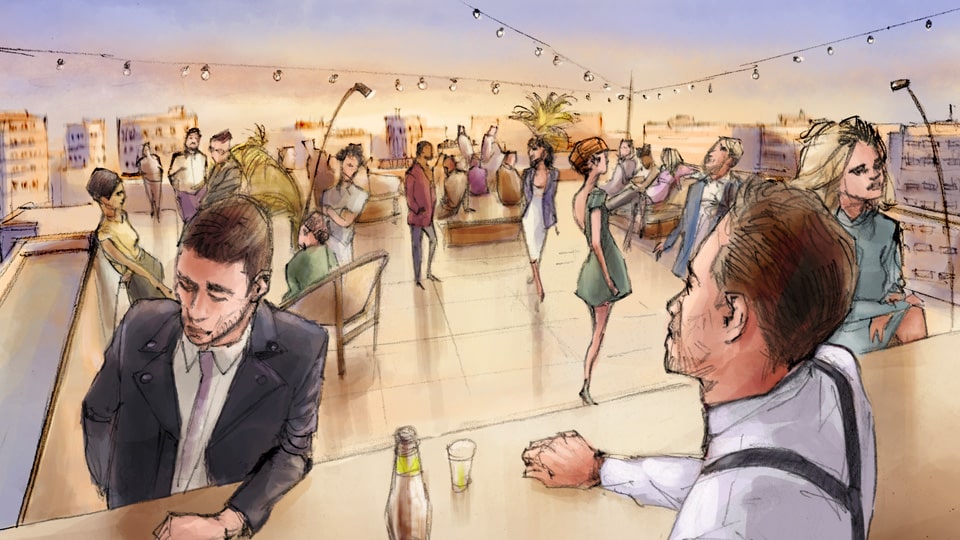 Storyboard max carnevale schweppes 02 agence roughman illustrateur mil pat