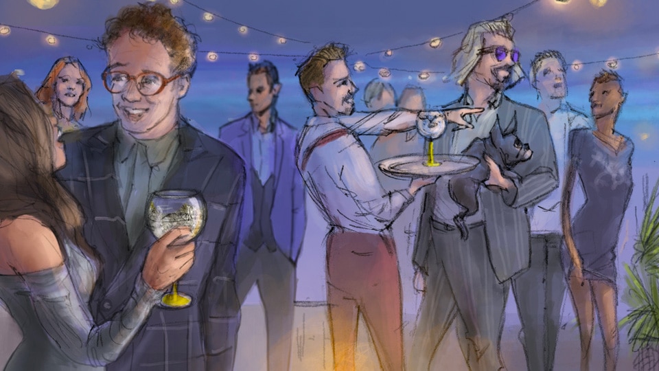 Storyboard max carnevale schweppes 05 agence roughman illustrateur mil pat