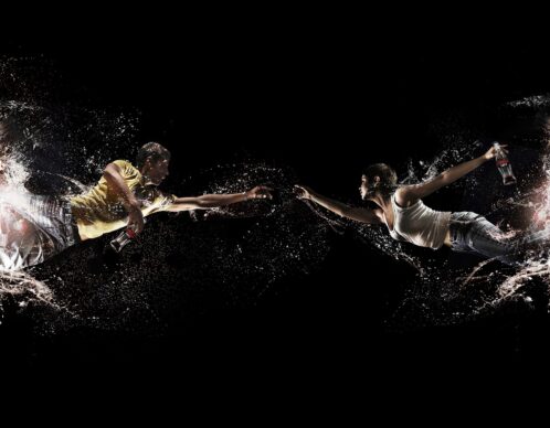 Photomontage aliaspauline coca zero couple agence roughman illustrateur mil pat