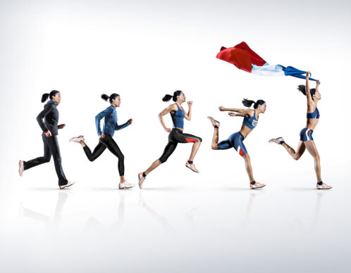 Photomontage aliaspauline francaise des jeux course agence roughman illustrateur mil pat