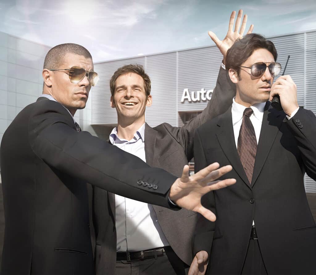 Photomontage aliaspauline identicar bodyguards agence roughman illustrateur mil pat