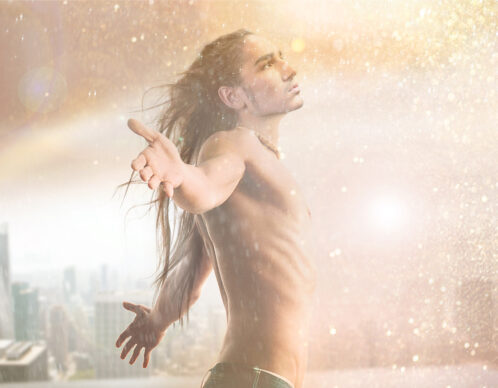 Photomontage aliaspauline issey myake homme agence roughman illustrateur mil pat