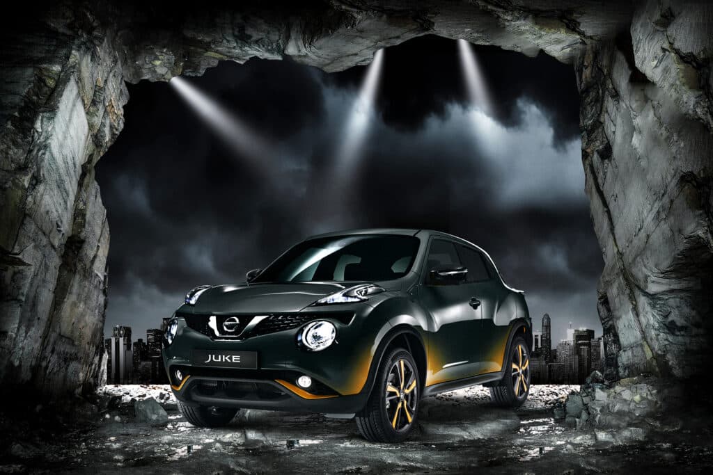 Photomontage aliaspauline nissan juke urban agence roughman illustrateur mil pat